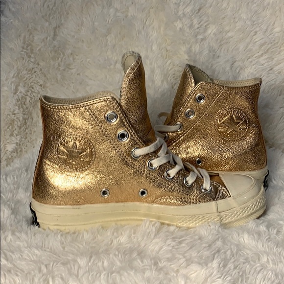 Converse Shoes - Converse All Star 70s high top gold size 5